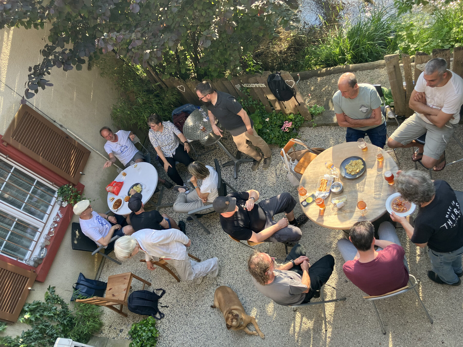 Eibachbraui Vereinsleben am Stammtisch