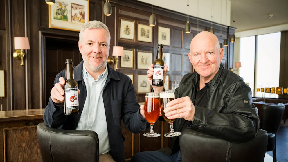 Daniel und Gerhard mit Lobster Lager
